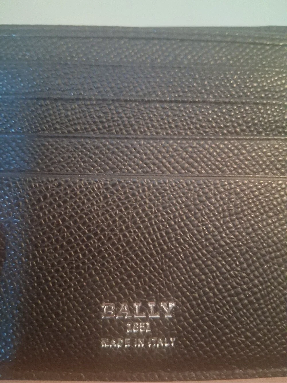 Bally Men's Brasai Leather Wallet in Black 8cc 603743